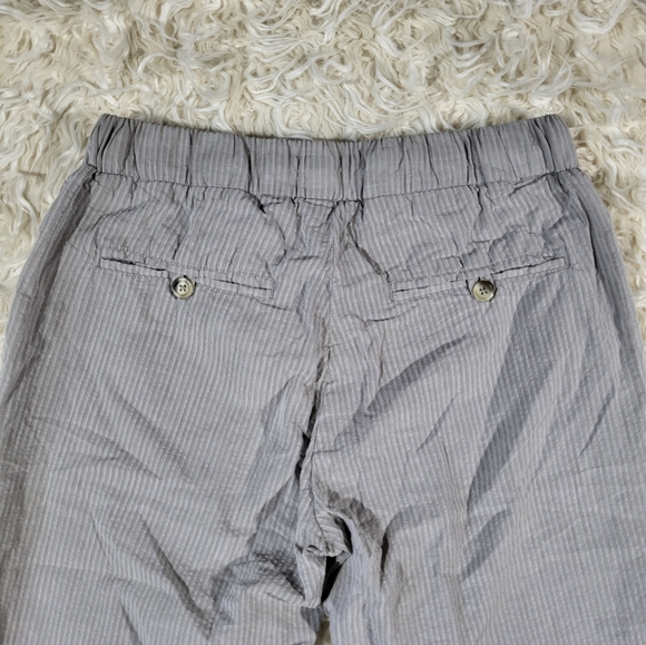 THE RESORT CO Seersucker Trousers Sage – Gray Striped Pants Mens Small - Picture 14 of 16